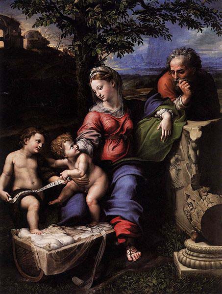 Holy Family below the Oak